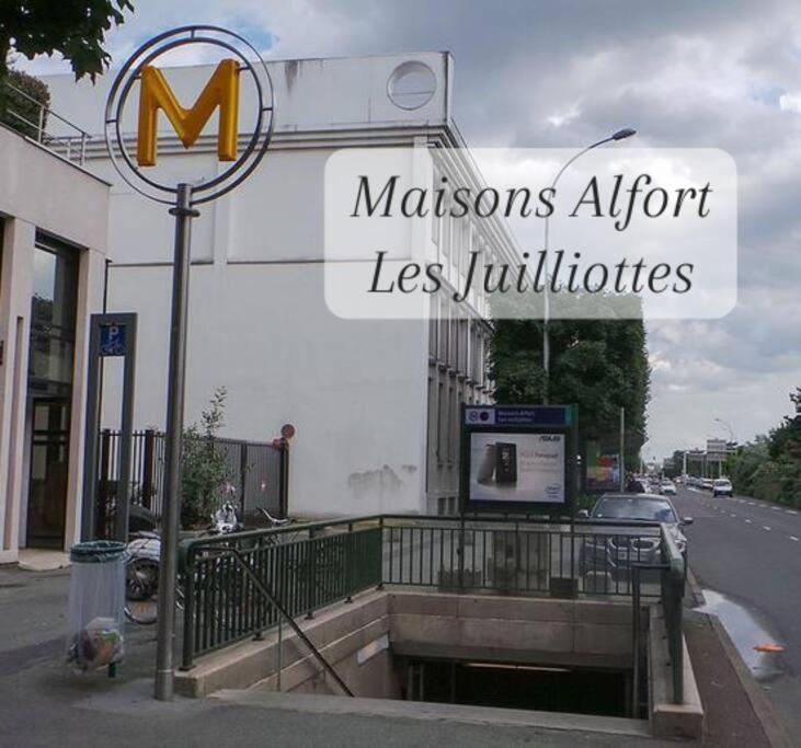 Escale-Marne Fr - 102 - Free Parking - Free Luggage Storage - All Equipped - Linen Included - Washing Machine - 10Mn Walk Metro 8 - Rer A - Panoramic View - From 1 To 4 Guests Maisons-Alfort Buitenkant foto