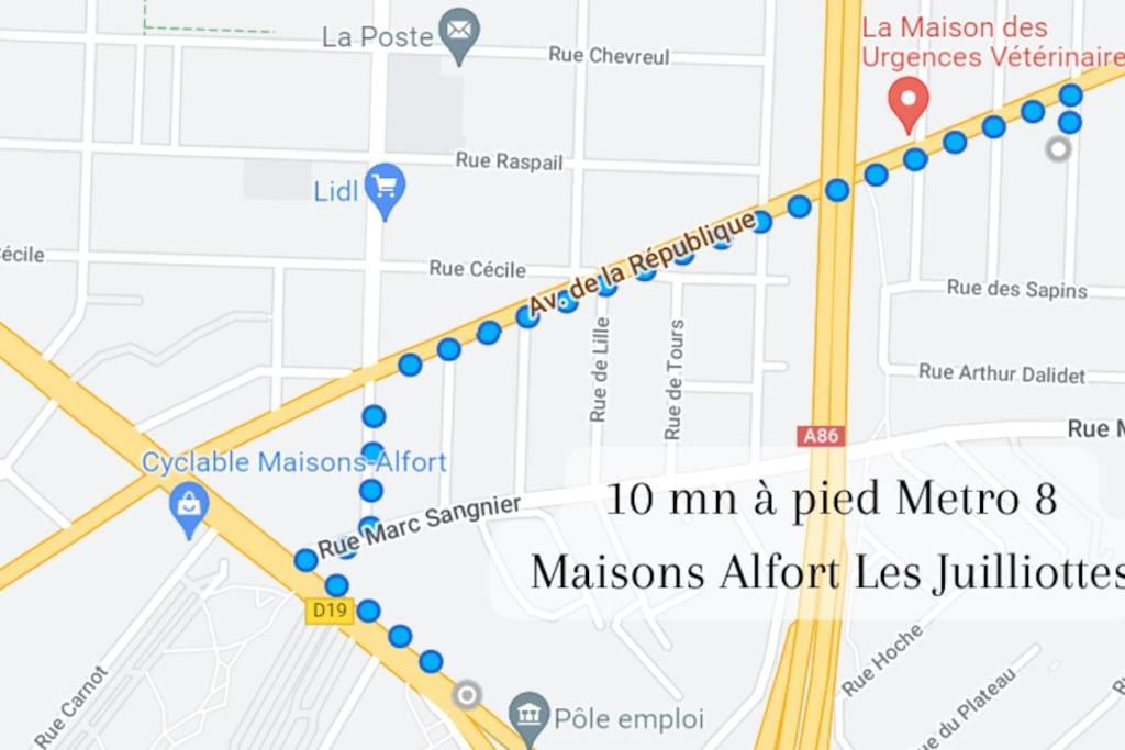 Escale-Marne Fr - 102 - Free Parking - Free Luggage Storage - All Equipped - Linen Included - Washing Machine - 10Mn Walk Metro 8 - Rer A - Panoramic View - From 1 To 4 Guests Maisons-Alfort Buitenkant foto