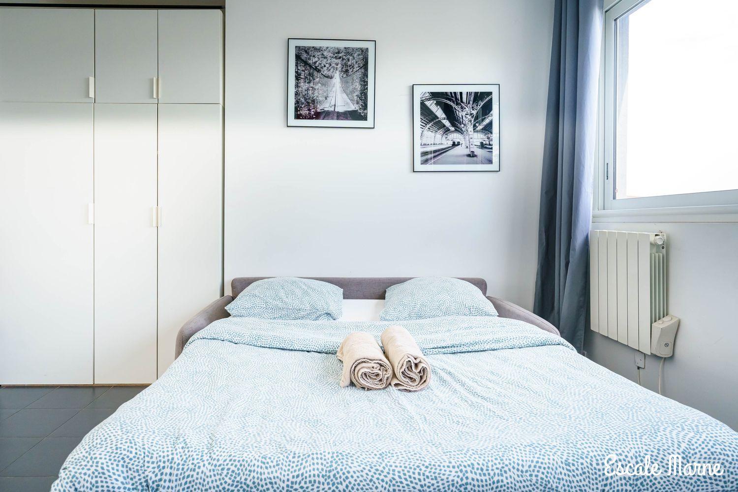Escale-Marne Fr - 102 - Free Parking - Free Luggage Storage - All Equipped - Linen Included - Washing Machine - 10Mn Walk Metro 8 - Rer A - Panoramic View - From 1 To 4 Guests Maisons-Alfort Buitenkant foto